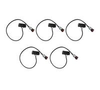 KEALLANS 5X 24 Hembra ATX PSU PC Fuente de Alimentación Probador de Arranque Start Up Jumper Cable con Interruptor de Encendido/Apagado, 50 cm