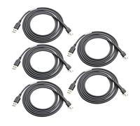 KEALLANS 5X Cable de Datos Escáner Ls2208 AP Ls4208 Ds9208 Escáner de Código de Barras Puerto USB Cable de Datos