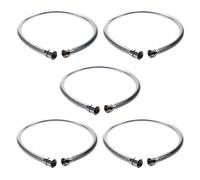 Keallans 5X Flexible de Acero Inoxidable de 80 cm Ducha de Agua del Baño
