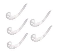 KEALLANS 5X Regle Curva Francaise Plástico 11.8 pulgadas en Forma de