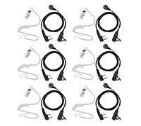 Keallans 6 x 2 micrófono auricular PTT auricular intrauricular un tubo acústico disimula para UV-5R -888S CB accesorios de radio