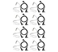 Keallans 8 x 2 micrófono auricular PTT auricular intrauricular un tubo acústico disimula para UV-5R -888S CB accesorios de radio