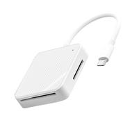 KEALLANS Adaptador de lector de tarjetas de memoria 4 en 1 tipo C USB-C Media OTG M2 SD SM XD Lector de tarjetas para Accesorios Android