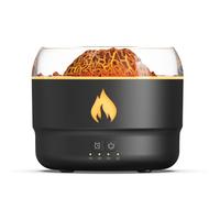 Keallans - Difusor de aceites esenciales para perfume de interior con temporizador, 1H 2H 5H humidificador ultrasónico para inauguración de la casa, spa habitación infantil, color negro