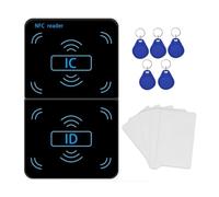 KEALLANS Lector, Grabador, Copiador, Duplicador, NFC, 125 KHz, 13,56 Mhz, USB, UID, T5577, EM4305, RFID, Tarjeta Inteligente, Programador Cifrado