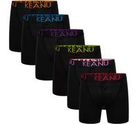 Keanu Boxers Diseño Neón de Mezcla de Algodón para Hombre Packs de 6 (TC469)