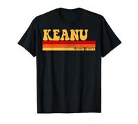 Keanu Nombre Personalizado Idea Hombres Retro Vintage Keanu Camiseta gráfica económica