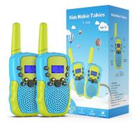 Kearui - Juguete Infantil de 3 a 12 años, Walkies para niños, Radio de 2 vías con 8 Canales, Linterna LCD retroiluminada, Gama de 3 Millas para Aventuras al Aire Libre, Camping, Senderismo