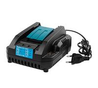 KEATFE 4A DC18RC Cargador rápido compatible con Makita 14,4 V-18 V Li-Ion batería de repuesto BL1815 BL1830 BL1840 BL1850 BL1860 BL1890 BL1415 BL1430 BL1440 Ersat Cargador (enchufe europeo)