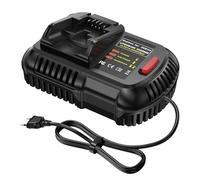 KEATFE Cargador de batería para DeWalt 10.8V 12V - 18V 20V batería, 2.0A Cargador rápido para DeWalt DCB115 DCB204 DCB205 DCB206 DCB201 DCB120 DCB127