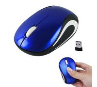 KeautFair Mini mouse inalámbrico portátil para viajes de negocios, pequeños ratones silenciosos, diseño ergonómico, 2.4 GHz, 1000 DPI, mouse inalámbrico para niños, manos pequeñas, para laptop, PC