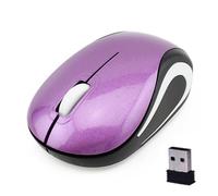 KeautFair Mini ratón inalámbrico USB, portátil, pequeño, con batería, diseño ergonómico, 2,4 GHz, 1000 ppp, para niños, manos pequeñas, para viajes de negocios, para Windows/iOS/Android portátil/PC