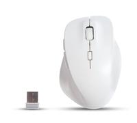 KeautFair Ratón inalámbrico de 2,4 G, diseño ergonómico, inalámbrico, silencioso, con 3 DPI ajustables (800/1200/1600), superficie antideslizante, 6 botones, mouse portátil con receptor USB para