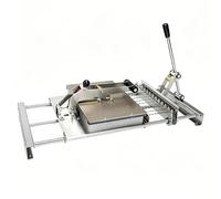 Kebab Maker - Máquina de prensa de acero inoxidable resistente, máquina manual de kebab de carne, brocheta para barbacoa, se adapta a pinchos de bambú/metal de todas las longitudes, brochetas de 8/12