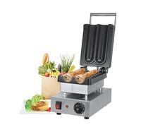 Kebab Wrap Maker eléctrico, acero inoxidable con placas antiadherentes, termostato de doble cara para envolturas perfectas cada vez