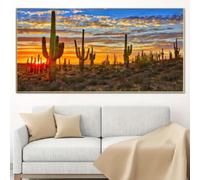 KEBIA 1 pieza sin marco, carteles en lienzo, arte moderno, hermosos paisajes bajo la puesta del sol, carteles en lienzo, para amigos, impresiones artísticas en pintura, 80x160cm sin marco