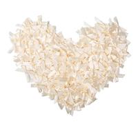 Keboyoe 200 Piezas Mini Lazos de Raso Beige Lazos de Satén Mini Lazos de Cinta de Satén 4.5cm Lazos Pequeños Manualidades Lazos para Regalos Pequeños, Costura DIY Artesanía Tarjeta Bodas