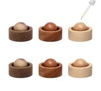 Keboyoe 6Pzs Bola de Difusor Aceite Difusor de Aromaterapia con Bola Madera | Bolas difusor portátil Natural Esencial Maderas Bolas Difusora Difusores du Aromaterapia Madera para Oficina,Hogar,Coche
