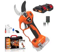 Kebtek Tijera Podar Electrica 40 mm Corte Podadora con Bateria Tijeras Electricas Profesional de 1,6'' para Jardinería y Trabajos Pesados