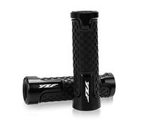 KECAV Motocicleta Manilla para Y-AMAHA R125 R 125 YZFR25 YZF-R25 2014 2015 2016 2017 2018 2019 7/8" 22mm Puños De Manillar Antideslizantes para Motocicleta (Color : Black YZF)