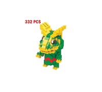 (Kecleon) Nanoblock, pequeño modelo de ladrillo para construir, juguete educativo para niños, bloque