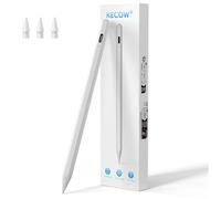 KECOW Lápiz para iPad 2018-2026, Rechazo de Palma y Precisión de Píxel | Apple Pencil con iPad 6/7/8/9/10/11 A16,Pro M5/M4/11/12.9/13",Air 3/4/5/M2/M3/M4,Mini 5/6/7 A17 Pro