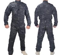 Kecrotac Tactical Military Camo BDU Uniform Set para Hombres Camisa de Combate y Pantalones Ripstop Ropa para Exteriores Caza Airsoft Paintball