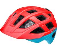 KED Helmets Kailu Casco Bicicleta/E-Bike/Bicicleta de montaña para jóvenes Unisex, Red Blue Matt, S 49-53cm
