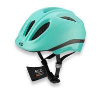 KED Meggy II Trend | Casco de bicicleta para niños, red de protección contra insectos, luz trasera LED integrada con tecnología maxSHELL, color azul claro, mate 46-51 (S)