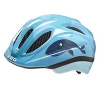 KED Meggy Trend Casco de Bicicleta, Niños, Ballena, S (46-51cm)