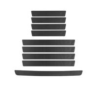 KEDDWE 9 Piezas Protector Umbral Puerta De Coche para KIA Niro Sportage Sorento EV6 Stinger Sonet Cerato Opirus, antitrampanto, Tira Decorativa para umbrales,A