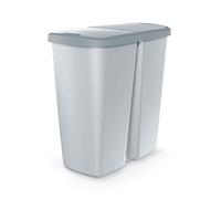KEDEN Papelera con 2 tapas independientes de 50L