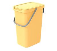 Keden Systema Q Cubo de Basura Cubo de Reciclaje (12L, Amarillo Claro)