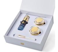 Kedma - Cofre de Cuidado Facial Royalty - Mascarilla Sauna, Siero Activo, Crema Reafirmante - 3 Productos