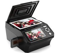 KEDOK Escáner de fotos, tarjetas de nombre, diapositivas y negativas con visualización LCD grande de 5 pulgadas, digitalizador de película y diapositivas: conversión de 35 mm, 110 películas/foto (3R,
