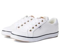 Keds Center III, Zapatillas Mujer, Lona Blanco/Azul Marino, 36 EU