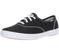 Keds Champion Canvas Lace Up, Zapatillas Mujer, Color Negro, 44.5 EU