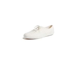 Keds Champion Canvas Lace Up, Zapatillas Mujer, Crema de Ganchillo, 38 EU Ancho