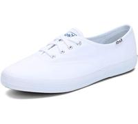 Keds Champion Canvas Lace Up, Zapatillas Mujer, Negro, 37 EU Ancho