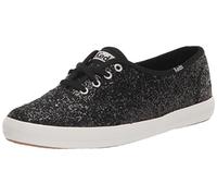 Keds Champion Glitter Zapatillas con Cordones para Mujer, Negro -, 9.5