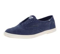 Keds Champion - Tenis de lona con cordones para mujer, Tela azul marino, 9 X-Narrow