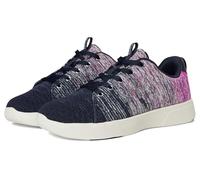 Keds Tenis Bliss Walk con cordones para mujer, Tejido de ingeniería azul marino/fucsia, 36 EU
