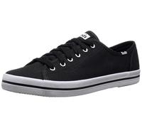 Keds Kickstart Lace Up, Zapatillas Mujer, Negro (Black Canvas), 42.5 EU