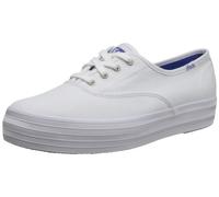 Keds Triple Lace Up, Zapatillas de Entrenamiento Mujer, Blanco (White), 41 EU