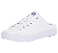 Keds Women's Kickstart Mule Core Canvas Sneaker, White, 5.5 M US