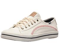 Keds Women's Kickstart Pennant Sneaker, Cream, 7 M US