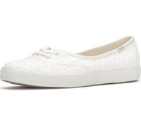 Keds Women's The Mini Fashion Sneaker, Snow White Eyelet, 11