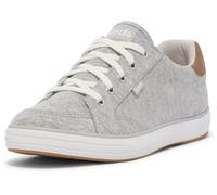 Keds - Zapatillas Center III de Lona con Cordones para Mujer, Lona Gris, 42 EU