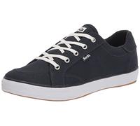 Keds - Zapatillas Center III de Lona con Cordones para Mujer, Tela Azul Marino, 40 EU