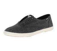 Keds - Zapatillas Deportivas Chillax de Mujer, sin Cordones, Efecto Lavado., Negro (Carbón), 6 B(M) US